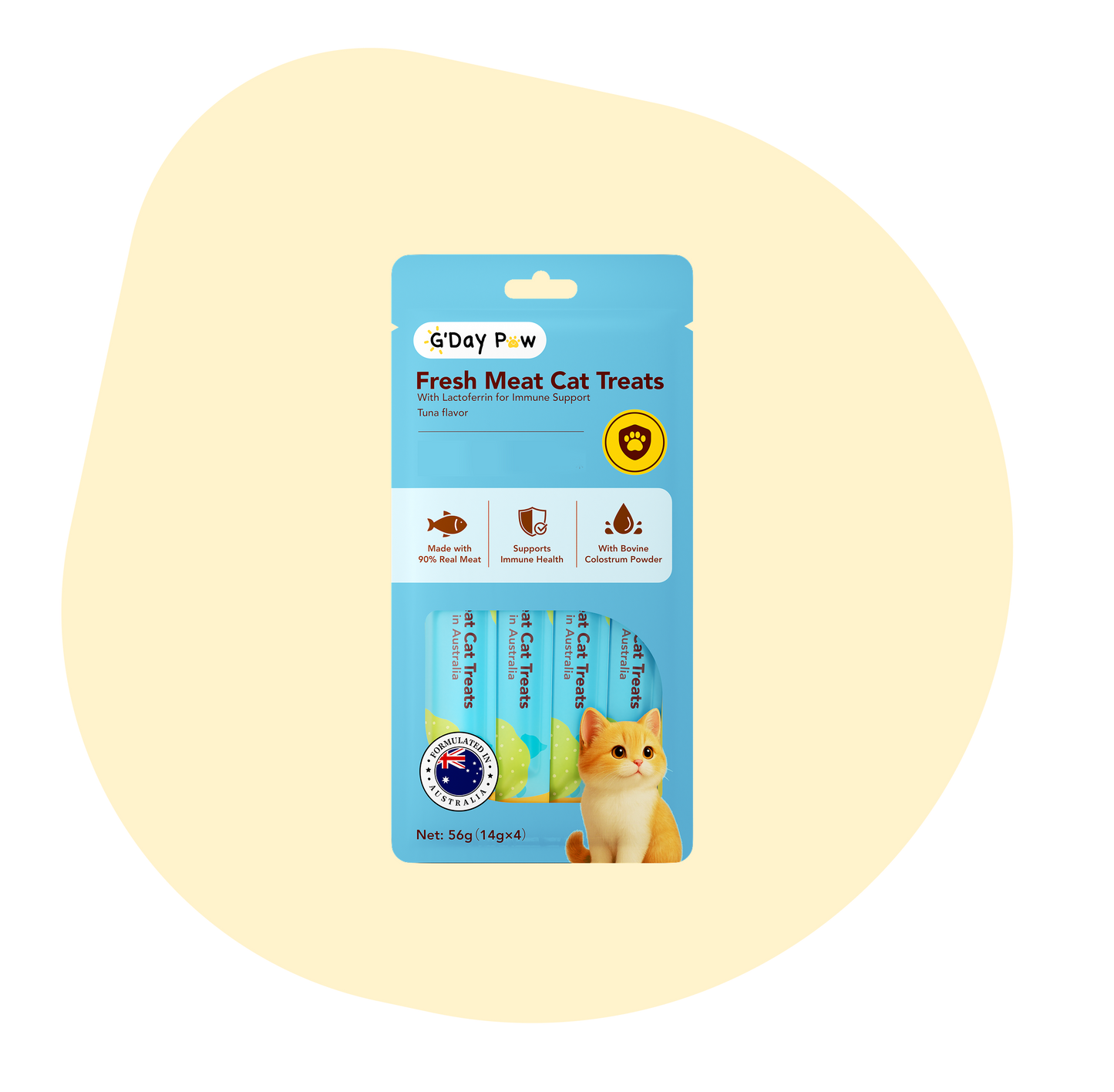 G'Day Paw Fresh Meat Cat Treats(Tuna flavor)