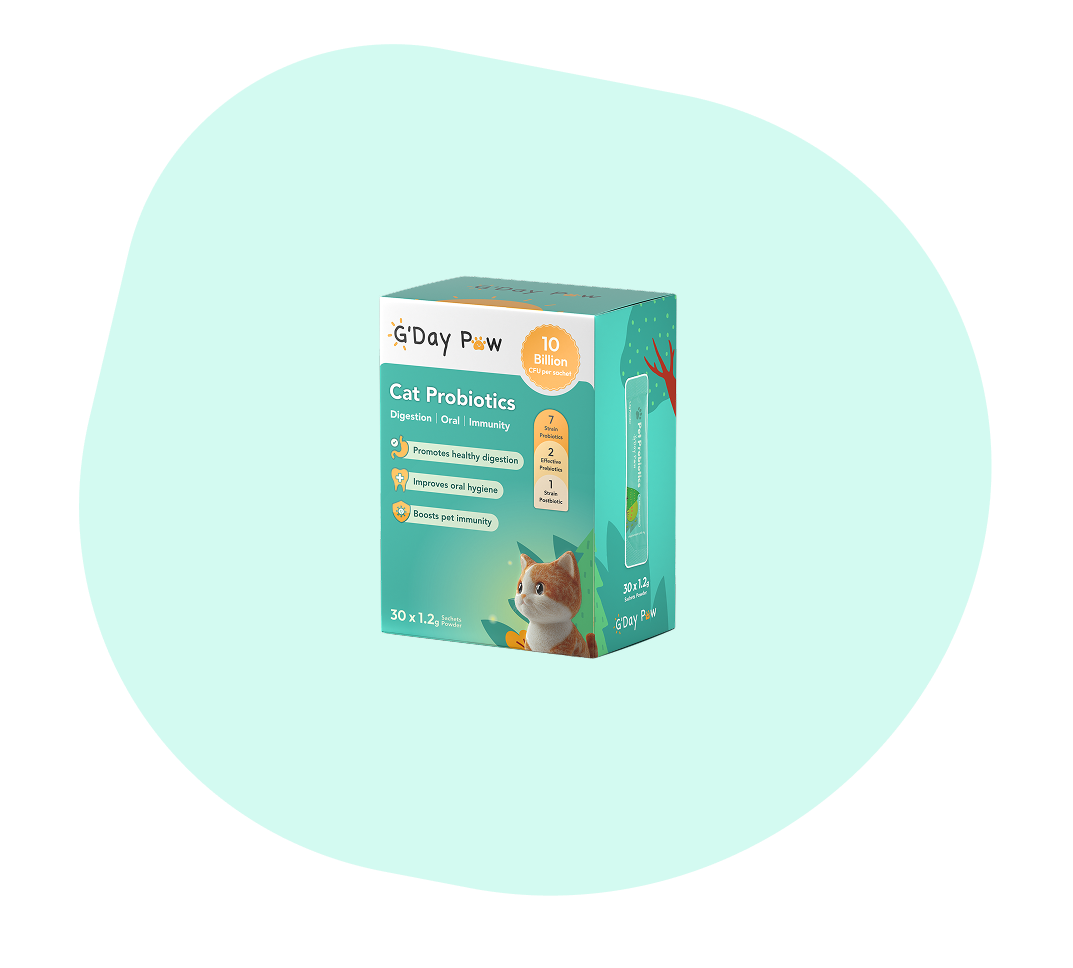 G’day Paw Cat Probiotics with 10 million CFU per sachet