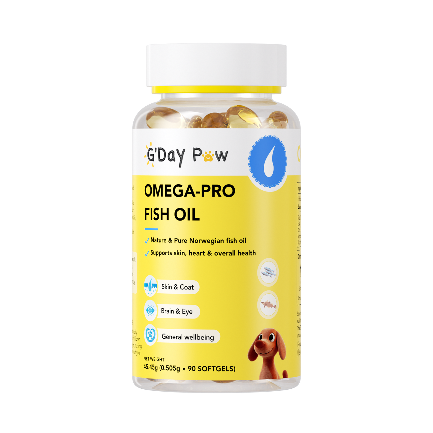 G'Day Paw Omega-Pro Fish Oil for  Dogs