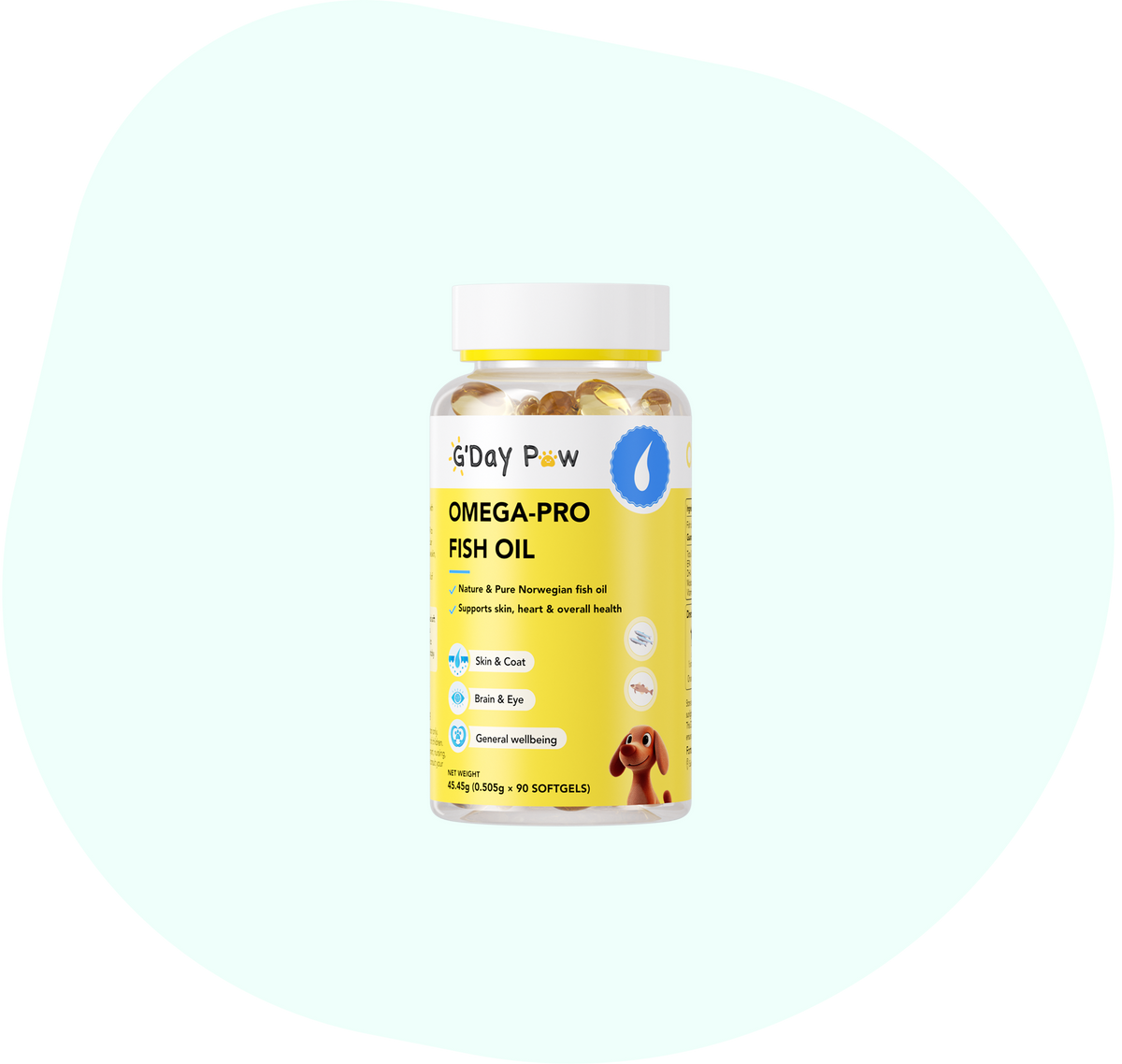 G'Day Paw Omega-Pro Fish Oil for  Dogs